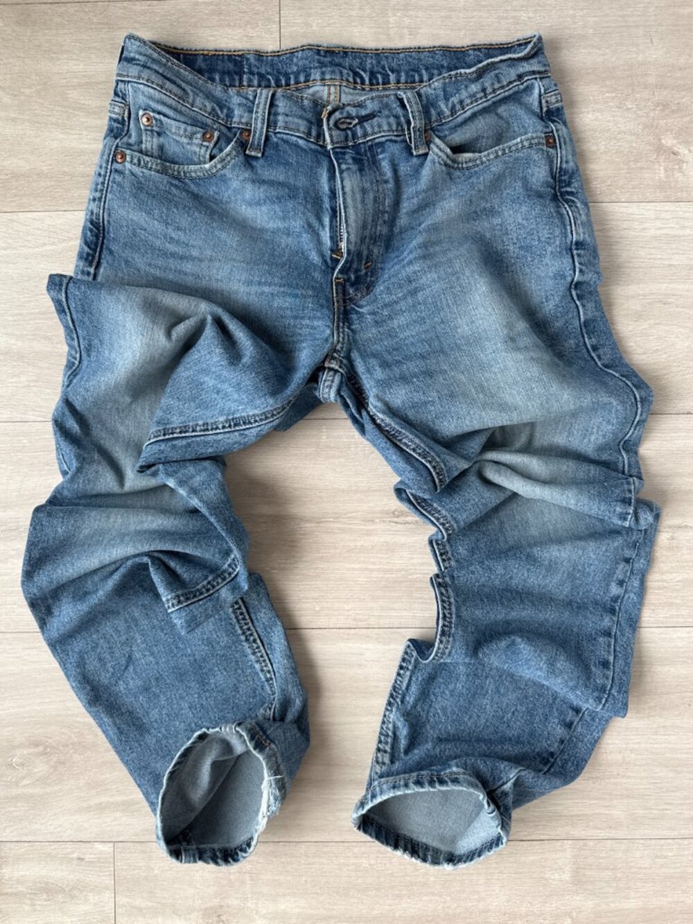 Levi's 541 Athletic Taper Jeans Cotton Blend Medium Wash 30x32
